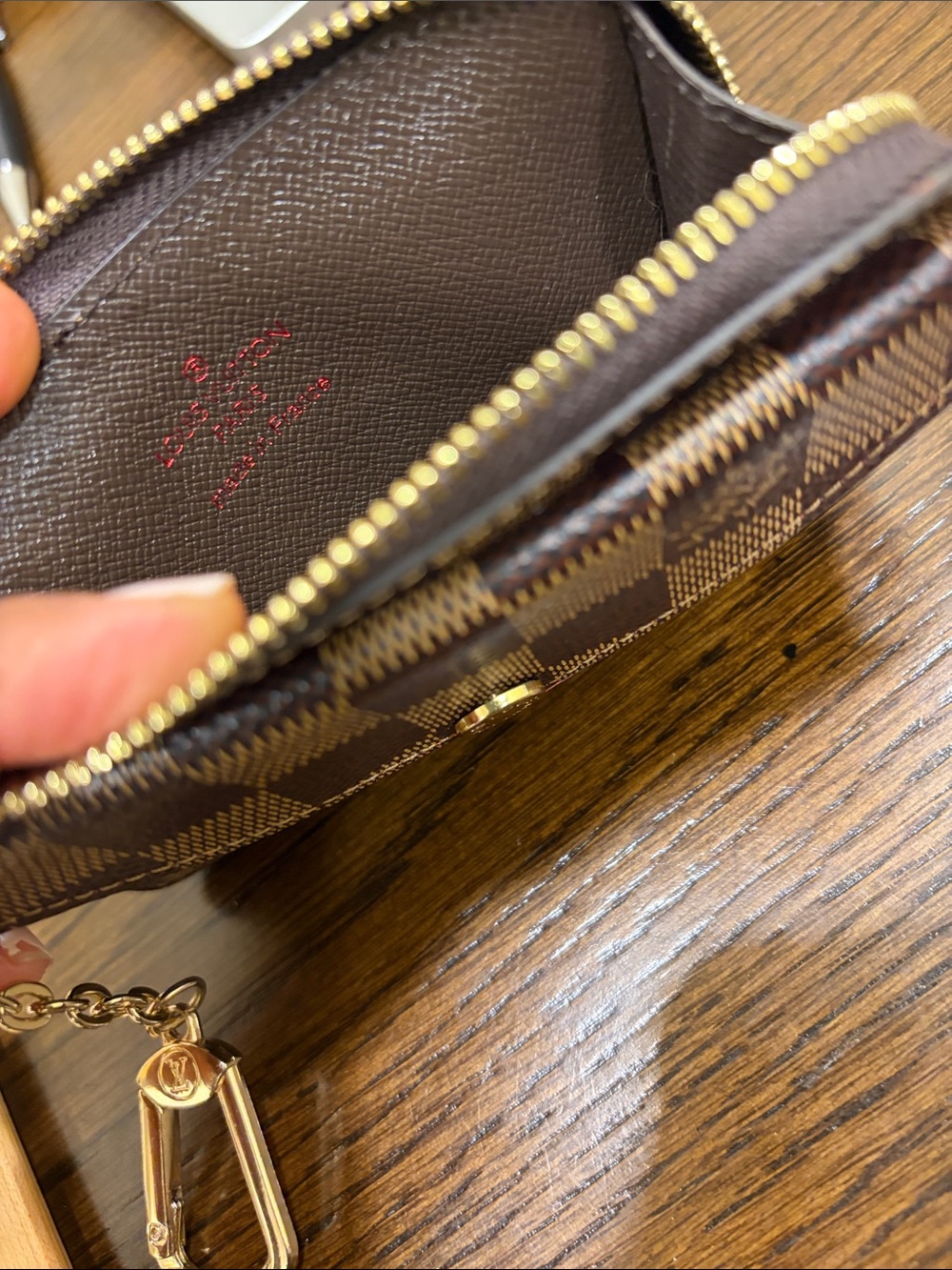 Louis Vuitton damier Keychain wallet - Picture 3 of 5